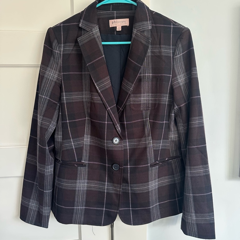 Plaid Blazer